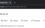 В браузере Google Chrome в адресной строке пропали URL