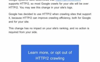 Google заявил о старте сканирования по HTTP/2